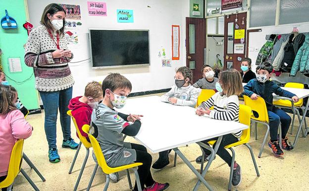 Los colegios vascos retoman las clases con más de 1 300 docentes de